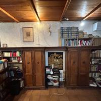 Mobile libreria antico noce fine ottocento
