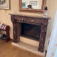 Cornice caminetto in alabastro