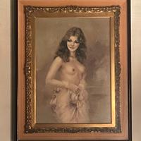 Luigi Rocca - Dipinto di nudo Femminile.