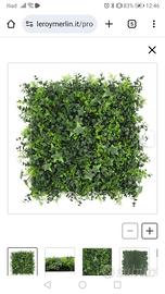 pannelli verde artificiale