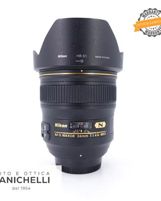 Nikon AF-S 24 f/1.4 G ED Usato (G711)