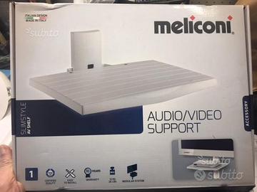 Supporto Tv Decoder Dvd Meliconi Av Shelf NUOVO