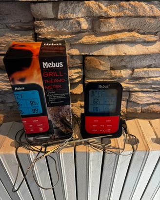 Mebus Termometro 2 sonde barbecue cottura carne