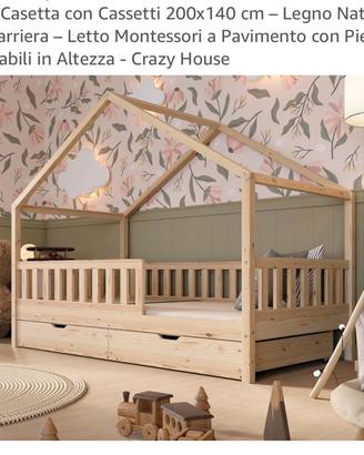 Letto infanzia a casetta