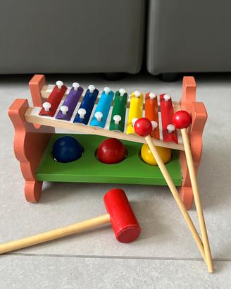 Xilofono in legno per bambini