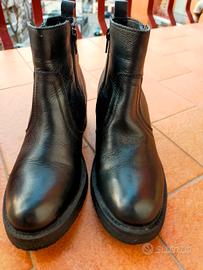 Stivaletti Donna in pelle nera