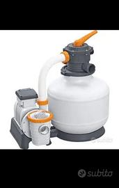 pompa con filtro a sabbia