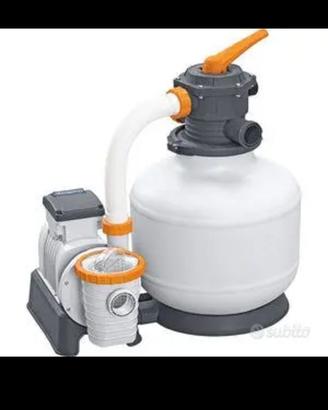 pompa con filtro a sabbia