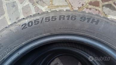 4 Pneumatici Invernali Kumho 205/55 R16 91 H