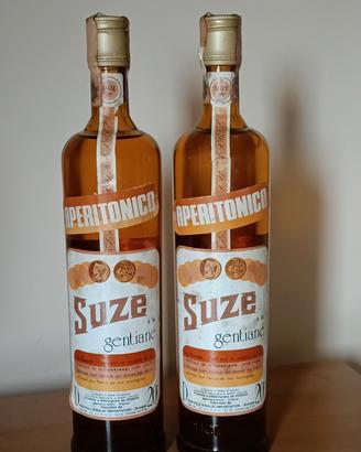 RARE BOTTIGLIE  SUZE APERITONICO ANNI 60/70  75 CL