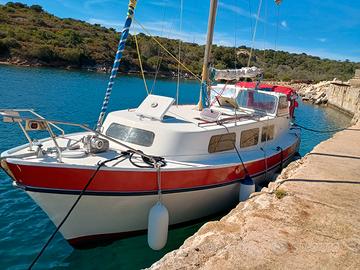 Barca  Finn clipper motore vela