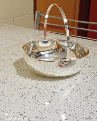 Cestino porta dolci vintage Silver Plated Italy 