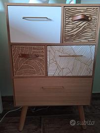 mobiletto con cassetti