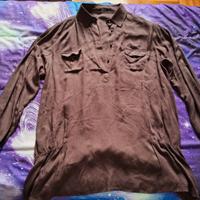 Camicia blouse OLTRE marrone scuro mis. XL Usata