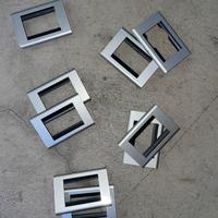 9 placche copriforo grigie compatibili