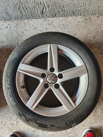 cerchi + gomme Audi/VW 5×112 16 pollici 