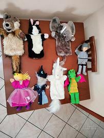 Marionette e muppets per teatrino
