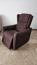 poltrona reclinabile elettrica 