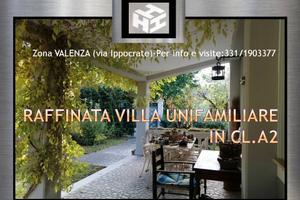 Raffinata villa cl.a2 in via ippocrate (valenza)