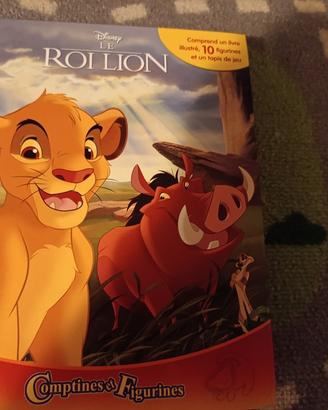 libro, personaggi e tappeto gioco il re leone