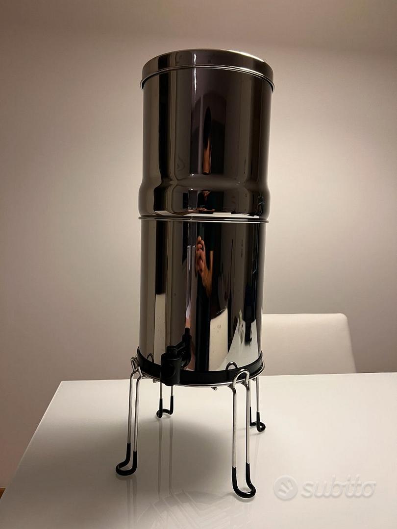 Depuratore acqua portatile a gravità British Berkefeld® in acciaio inox da  6 litri