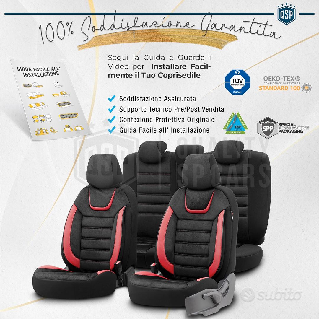 Subito - RT ITALIA CARS - COPRISEDILI per Bmw Serie 3 Pelle Rossa Alcantara  - Accessori Auto In vendita a Bari