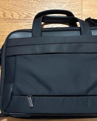 Borsa da lavoro nera Sansonite con tracolla