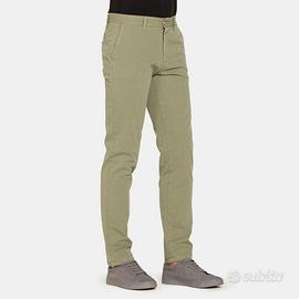 Pantaloni chino verdi nuovo tg 56 da uomo