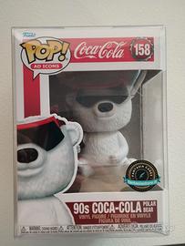 Funko pop  158 Coca cola orso bianco 90's