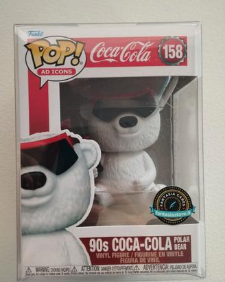 Funko pop  158 Coca cola orso bianco 90's