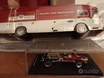 Team Lotus bisarca + Lotus 49 tutto 1/43