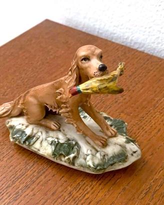 CAPODIMONTE - Cane da caccia Soprammobile