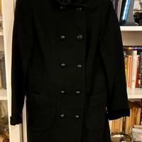 Cappotto bouclé nero tg. 42