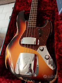 Fender jazz bass custom shop heavy relic 61