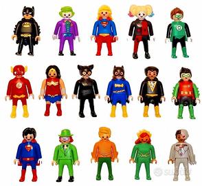 Kinder Surprise DC Playmobil Justice Set completo