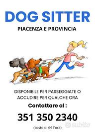 Dog sitter Piacenza e provincia