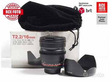 Samyang 16 T2.2/ED AS UMC CS - ULTRA WIDE ANGLE LE