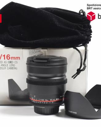 Samyang 16 T2.2/ED AS UMC CS - ULTRA WIDE ANGLE LE