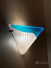 2 lampade applique da parete alogene