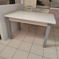 Tavolo cucina moderno 125x80 ALLUNGABILE