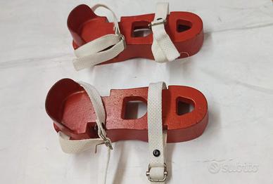 Scarpe pesi in ghisa da allenamento vintage