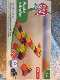 Gioco in legno giraffa