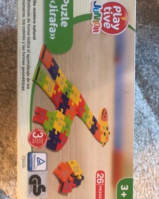 Gioco in legno giraffa