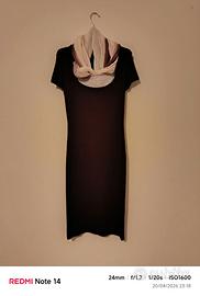Completo abito canotta foulard
