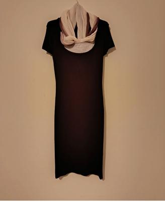 Completo abito canotta foulard