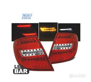 FANALI PER MERCEDES CLASSE C S204 SW 07-11 BAR LED