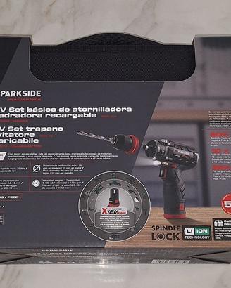 Set Trapano Avvitatore Parkside Performance 12 V