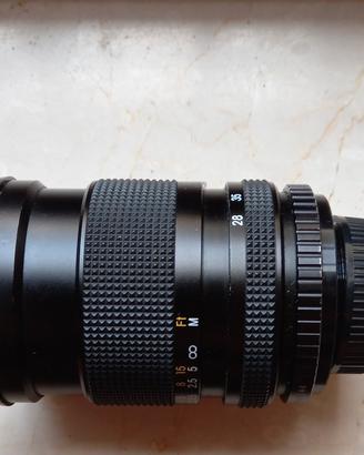 obiettivo vintage Exacta 28-70 mm