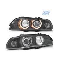 FARI BMW E39 95-00 XENON ANGEL EYES FONDO NERO