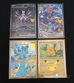 Lotto Carte Pokemon del 30th anniversary